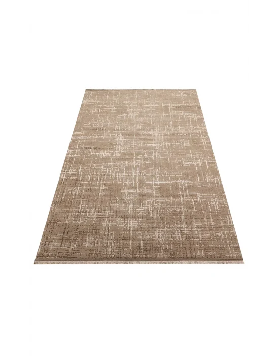 TORINO HALI 0048 Sık Dokuma Dökümlü Yere Oturan Hav Toz Vermez Yıkanabilir Kaymaz Tabanlı Modern Halı