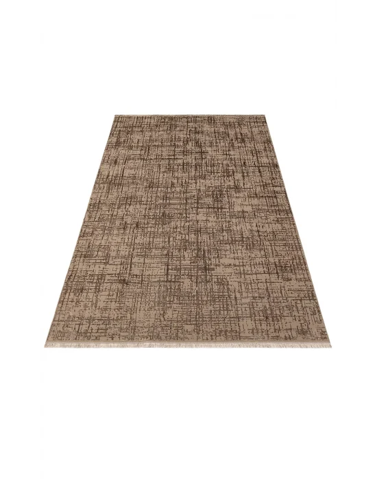 TORINO HALI 0048 Sık Dokuma Dökümlü Yere Oturan Hav Toz Vermez Yıkanabilir Kaymaz Tabanlı Modern Halı