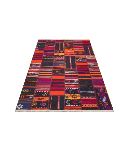 Ruby RB 14 Black Terra Yıkanabilir Kolay Kullanımlı Modern ve Geleneksel Desenlere Sahip Renkli Kilim