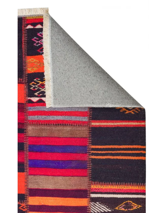 Ruby RB 14 Black Terra Yıkanabilir Kolay Kullanımlı Modern ve Geleneksel Desenlere Sahip Renkli Kilim