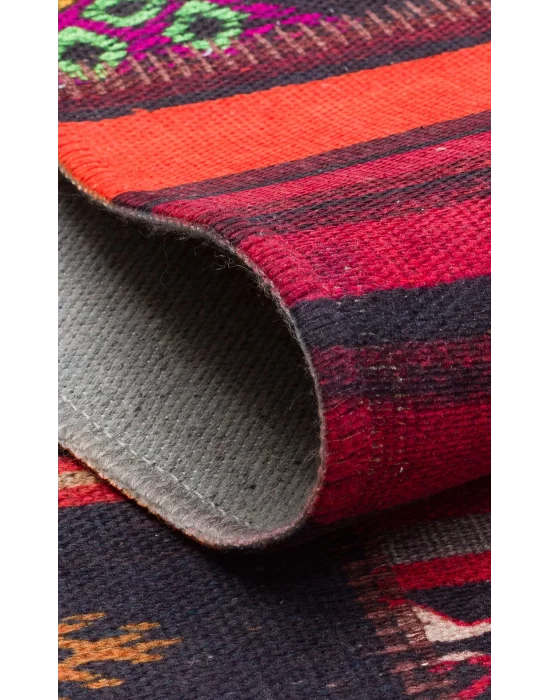 Ruby RB 14 Black Terra Yıkanabilir Kolay Kullanımlı Modern ve Geleneksel Desenlere Sahip Renkli Kilim