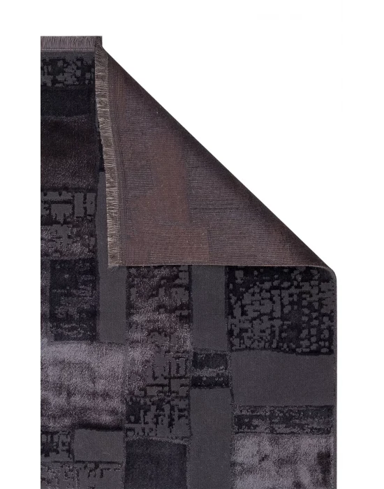 TORINO HALI 0091 Sık Dokuma Dökümlü Yere Oturan Hav Toz Vermez Yıkanabilir Kaymaz Tabanlı Modern Halı