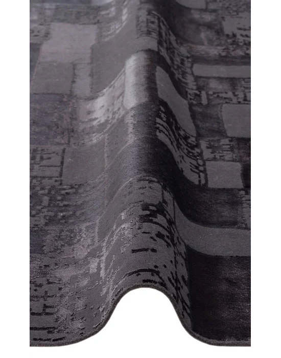 TORINO HALI 0091 Sık Dokuma Dökümlü Yere Oturan Hav Toz Vermez Yıkanabilir Kaymaz Tabanlı Modern Halı