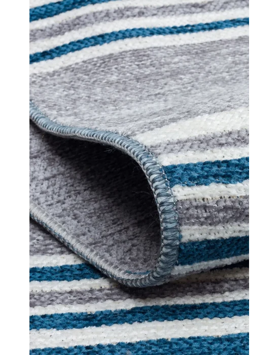 NOA KILIM 0309 Hav Toz Vermez Yıkanabilir Çift Taraflı İnce Modern İskandinav Kilim