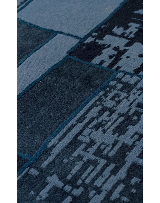 TORINO HALI 0068 Sık Dokuma Dökümlü Yere Oturan Hav Toz Vermez Yıkanabilir Kaymaz Tabanlı Modern Halı