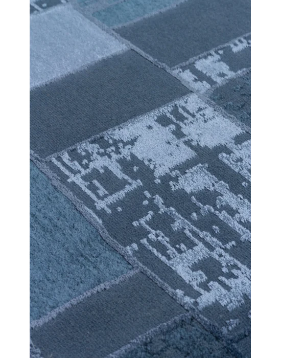 TORINO HALI 0068 Sık Dokuma Dökümlü Yere Oturan Hav Toz Vermez Yıkanabilir Kaymaz Tabanlı Modern Halı
