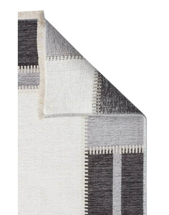 NOA KILIM 0317 Hav Toz Vermez Yıkanabilir Çift Taraflı İnce Modern İskandinav Kilim