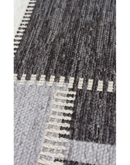 NOA KILIM 0317 Hav Toz Vermez Yıkanabilir Çift Taraflı İnce Modern İskandinav Kilim