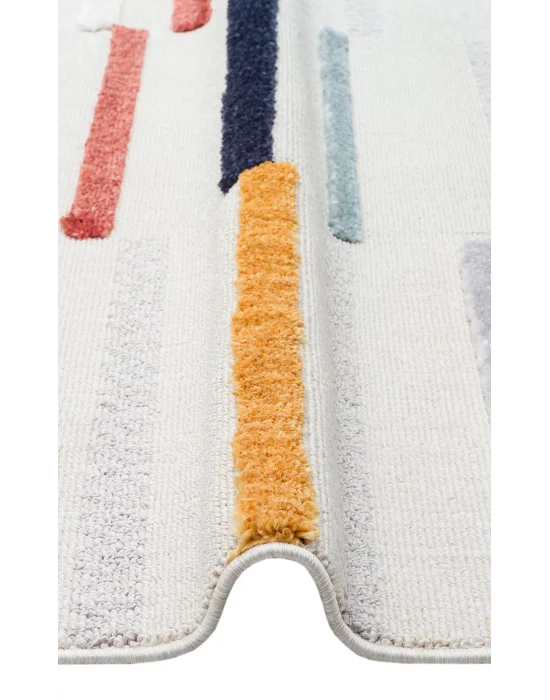 Terazzo 01 Multy Hav Toz Vermez Yumuşak Dokulu Etnik Örgü Desenlere Sahip Modern İskindinav Halı