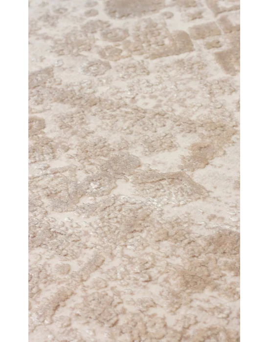 FRESCO HALI 0739 Yüksek Alçak Dokulu Özel Işıltılı Yüksek Kaliteli Sık Dokuma Modern Salon Halısı