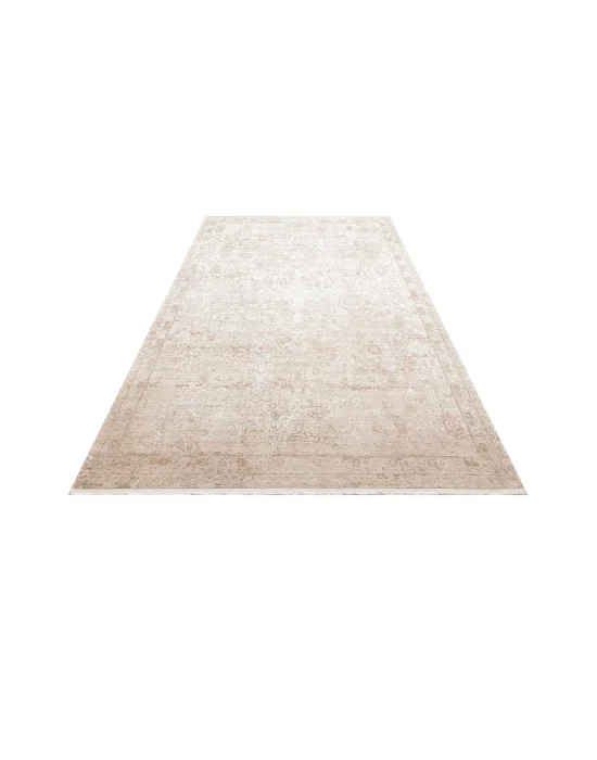 FRESCO HALI 0739 Yüksek Alçak Dokulu Özel Işıltılı Yüksek Kaliteli Sık Dokuma Modern Salon Halısı