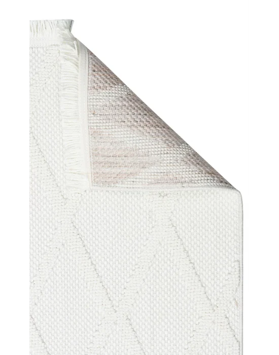 Cozy CZY 04 Cream Hav Toz Vermez Modern Örgü Dokuma Makine Halısı