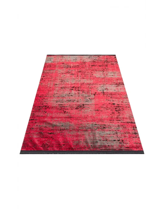 SATEEN HALI 0547 Hav Toz Vermez Yıkanabilir Kaymaz İnce Dokuma Modern Halı