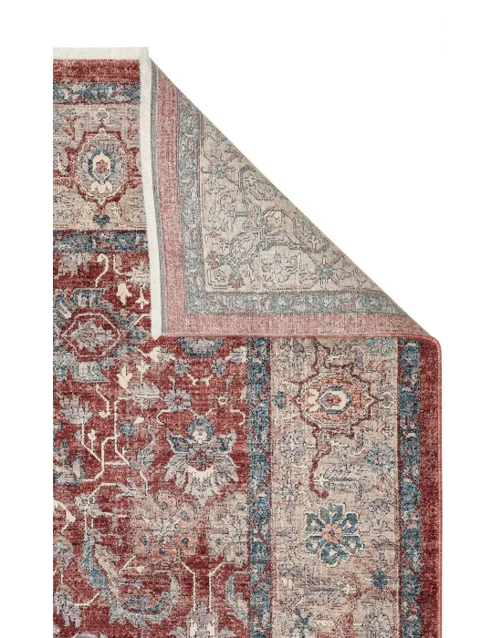 NAVARA HALI 0002 Geleneksel Uşak Desenlerine Sahip Vintage Görünümlü Yüksek Kalite Sık Dokuma Salon Halısı