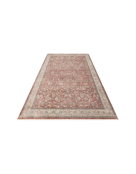 NAVARA HALI 0002 Geleneksel Uşak Desenlerine Sahip Vintage Görünümlü Yüksek Kalite Sık Dokuma Salon Halısı