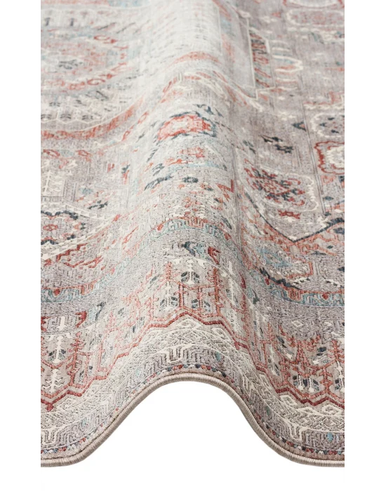 NAVARA HALI 0009 Geleneksel Uşak Desenlerine Sahip Vintage Görünümlü Yüksek Kalite Sık Dokuma Salon Halısı