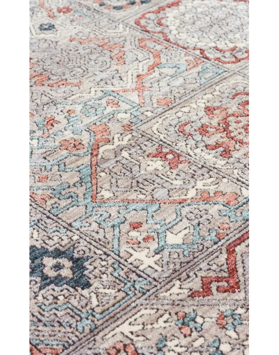 NAVARA HALI 0009 Geleneksel Uşak Desenlerine Sahip Vintage Görünümlü Yüksek Kalite Sık Dokuma Salon Halısı