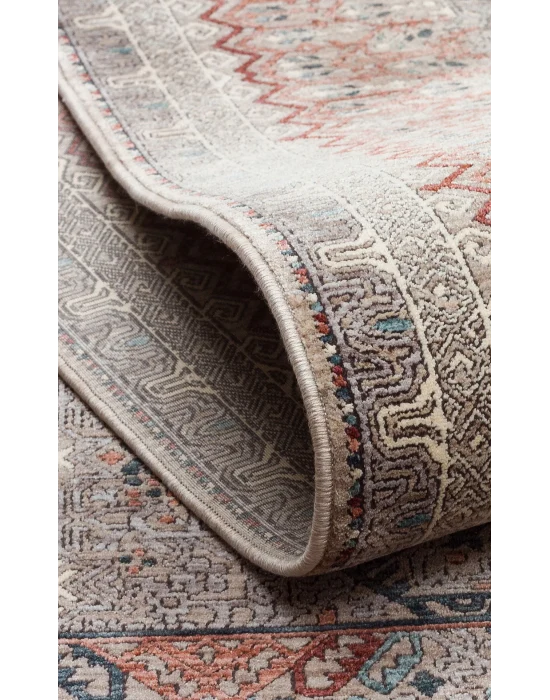 NAVARA HALI 0009 Geleneksel Uşak Desenlerine Sahip Vintage Görünümlü Yüksek Kalite Sık Dokuma Salon Halısı