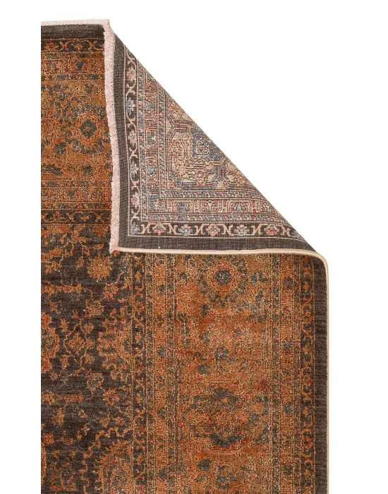 LAHOR HALI 0008 Özel Boyama İşlemi İle Üretilen Yüksek Alçak Dokuya Sahip Zengin Renkli Şık Salon Halısı