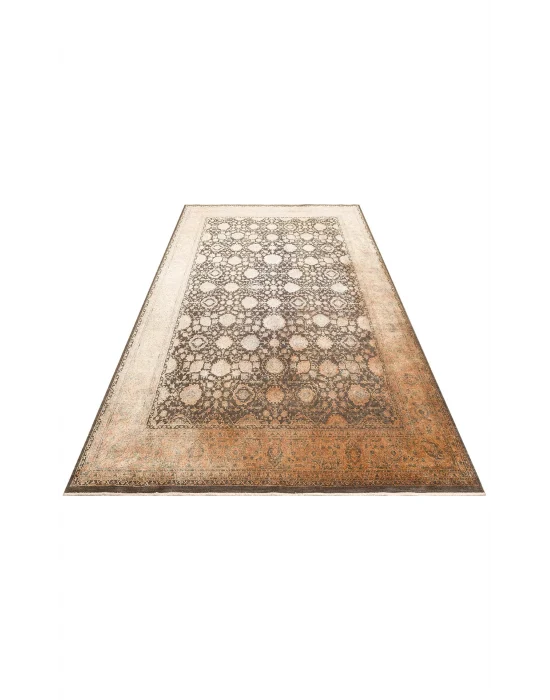 LAHOR HALI 0008 Özel Boyama İşlemi İle Üretilen Yüksek Alçak Dokuya Sahip Zengin Renkli Şık Salon Halısı