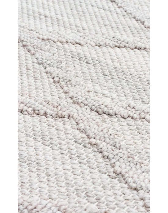 Cozy CZY 04 Grey Hav Toz Vermez Modern Örgü Dokuma Makine Halısı