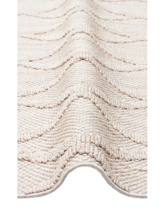 Cozy CZY 04 Beige Hav Toz Vermez Modern Örgü Dokuma Makine Halısı