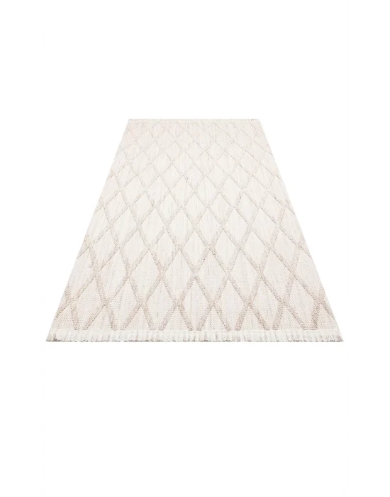 Cozy CZY 04 Beige Hav Toz Vermez Modern Örgü Dokuma Makine Halısı