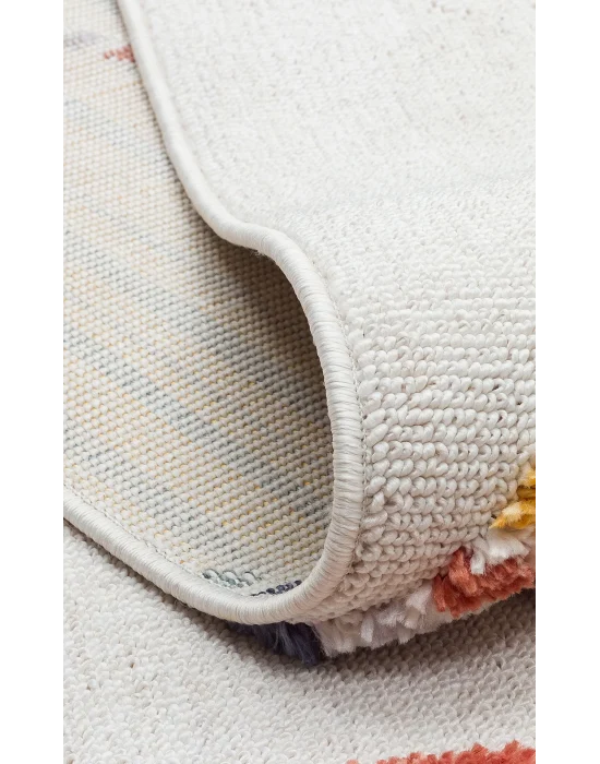 Terazzo 04 Multy Hav Toz Vermez Yumuşak Dokulu Etnik Örgü Desenlere Sahip Modern İskindinav Halı