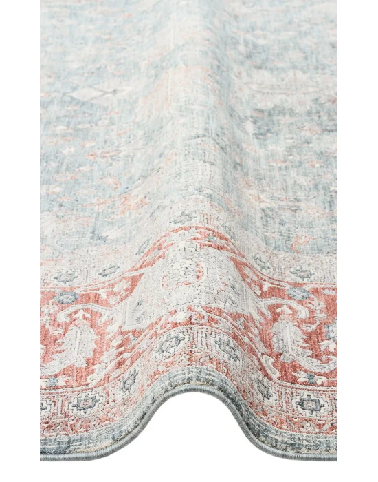 NAVARA HALI 0017 Geleneksel Uşak Desenlerine Sahip Vintage Görünümlü Yüksek Kalite Sık Dokuma Salon Halısı