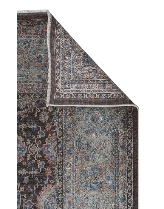 LAHOR HALI 0009 Özel Boyama İşlemi İle Üretilen Yüksek Alçak Dokuya Sahip Zengin Renkli Şık Salon Halısı