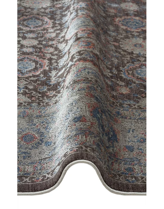 LAHOR HALI 0009 Özel Boyama İşlemi İle Üretilen Yüksek Alçak Dokuya Sahip Zengin Renkli Şık Salon Halısı