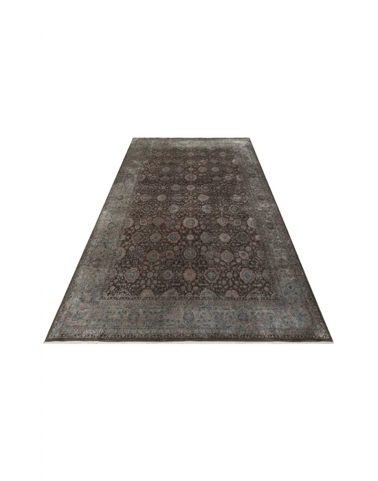 LAHOR HALI 0009 Özel Boyama İşlemi İle Üretilen Yüksek Alçak Dokuya Sahip Zengin Renkli Şık Salon Halısı