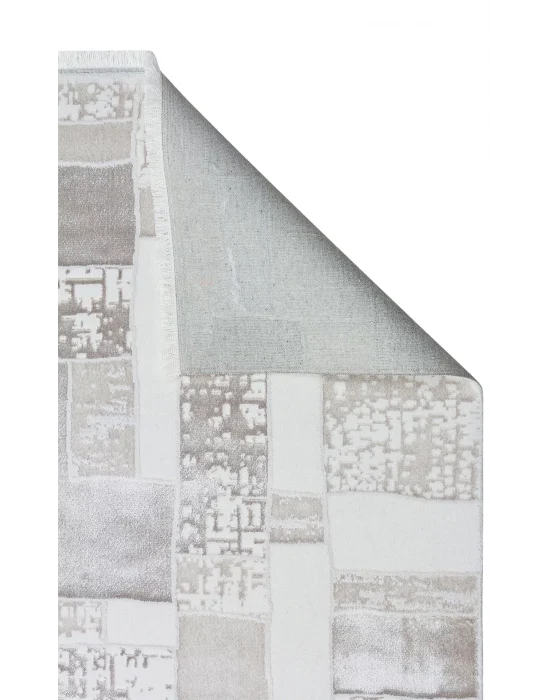 TORINO HALI 0067 Sık Dokuma Dökümlü Yere Oturan Hav Toz Vermez Yıkanabilir Kaymaz Tabanlı Modern Halı