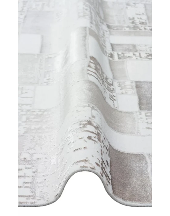 TORINO HALI 0067 Sık Dokuma Dökümlü Yere Oturan Hav Toz Vermez Yıkanabilir Kaymaz Tabanlı Modern Halı