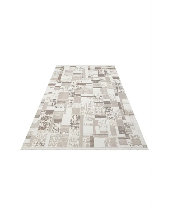 TORINO HALI 0067 Sık Dokuma Dökümlü Yere Oturan Hav Toz Vermez Yıkanabilir Kaymaz Tabanlı Modern Halı