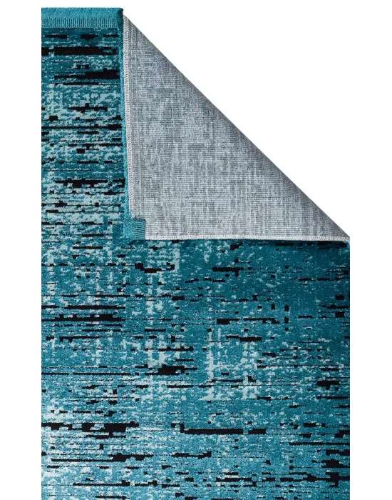 SATEEN HALI 0546 Hav Toz Vermez Yıkanabilir Kaymaz İnce Dokuma Modern Halı