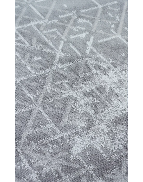 TORINO HALI 0131 Sık Dokuma Dökümlü Yere Oturan Hav Toz Vermez Yıkanabilir Kaymaz Tabanlı Modern Halı