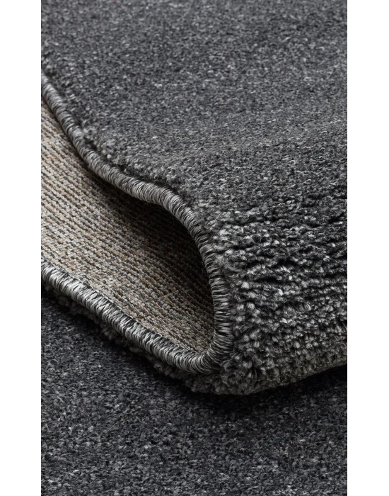 LOTTO HALI 0135 Hav Toz Vermez Modern Sade Desenli Makine Halısı