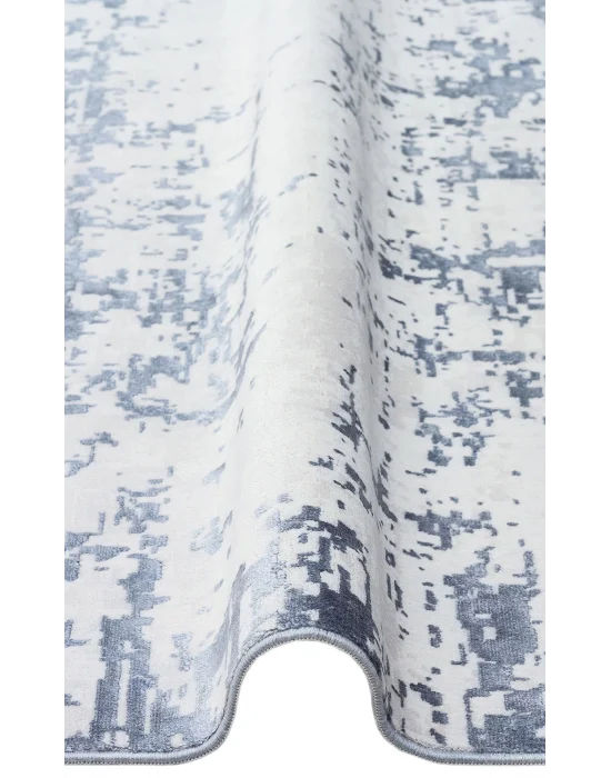 Cordoba Db 01 Denim Nw Parlak Yüksek Alçak Dokulu Modern Makine Halısı