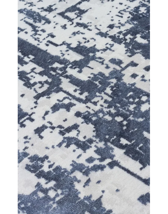Cordoba Db 01 Denim Nw Parlak Yüksek Alçak Dokulu Modern Makine Halısı