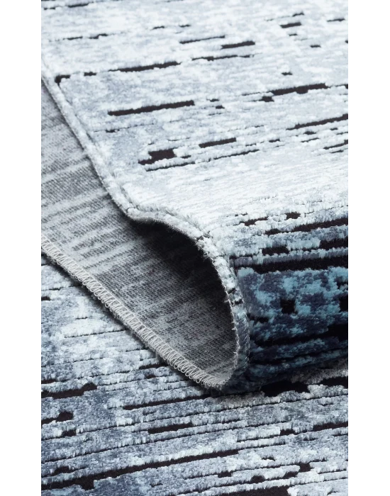 SATEEN HALI 0521 Hav Toz Vermez Yıkanabilir Kaymaz İnce Dokuma Modern Halı