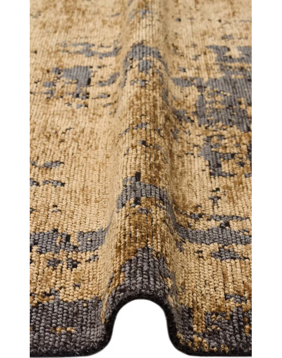 TRIBAL HALI 0306 Yıkanabilir Vintage Desenli Modern İnce Dokuma Halı