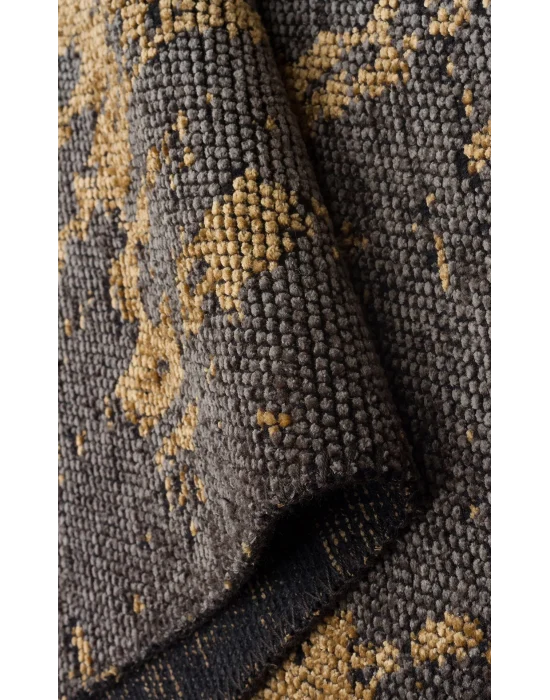 TRIBAL HALI 0306 Yıkanabilir Vintage Desenli Modern İnce Dokuma Halı