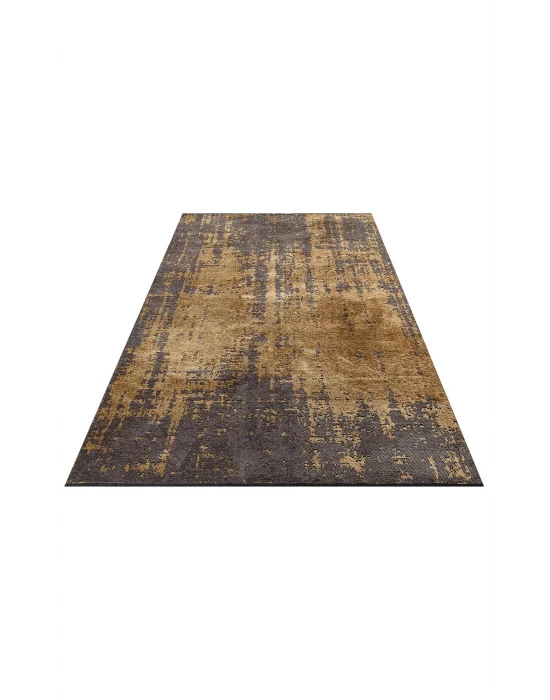 TRIBAL HALI 0306 Yıkanabilir Vintage Desenli Modern İnce Dokuma Halı