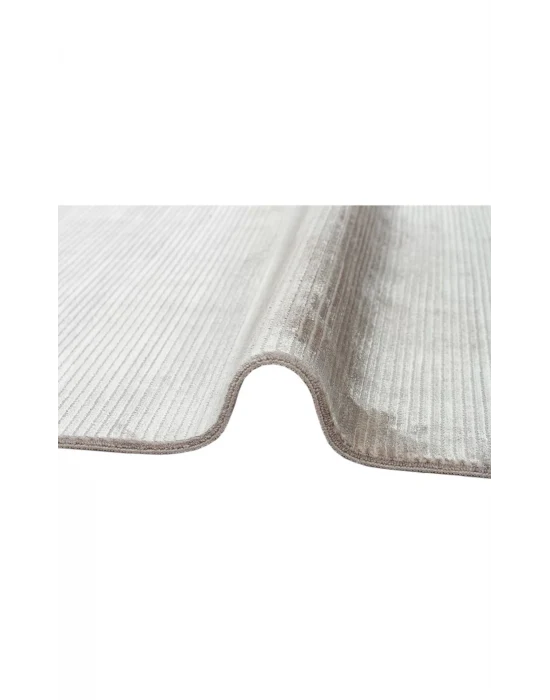 Cordoba Db Plaın Ecru Nw Parlak Yüksek Alçak Dokulu Modern Makine Halısı