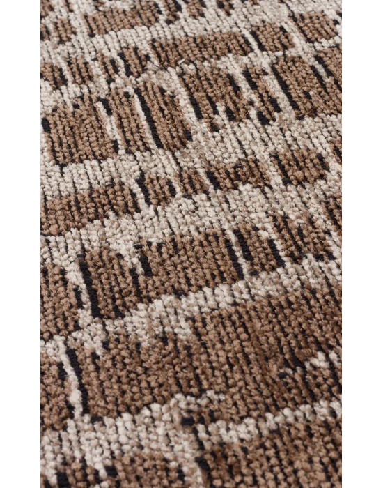 TRIBAL HALI 0279 Yıkanabilir Vintage Desenli Modern İnce Dokuma Halı