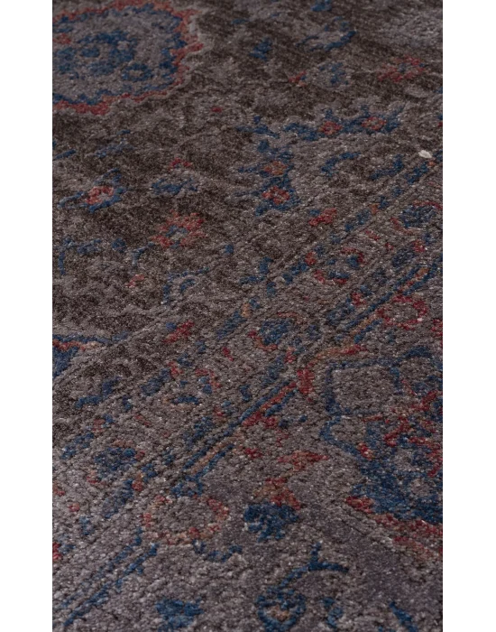 LAHOR HALI 0021 Özel Boyama İşlemi İle Üretilen Yüksek Alçak Dokuya Sahip Zengin Renkli Şık Salon Halısı