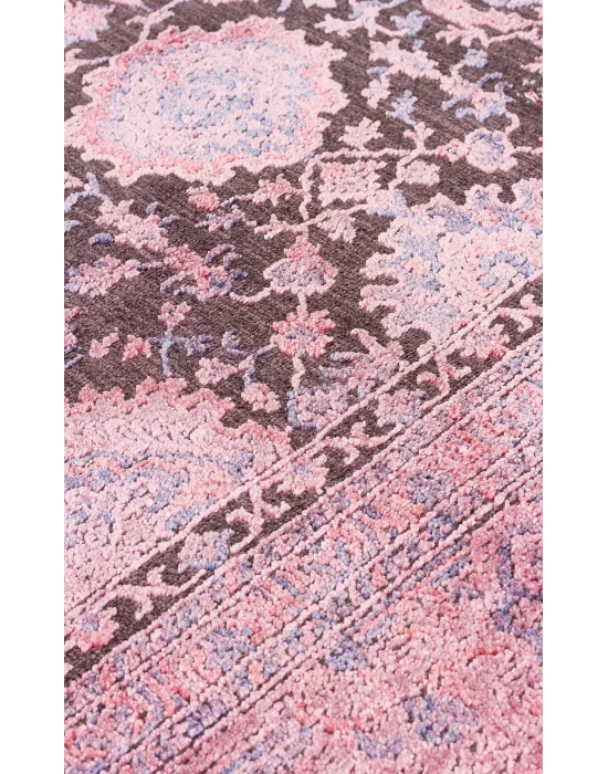 LAHOR HALI 0018 Özel Boyama İşlemi İle Üretilen Yüksek Alçak Dokuya Sahip Zengin Renkli Şık Salon Halısı