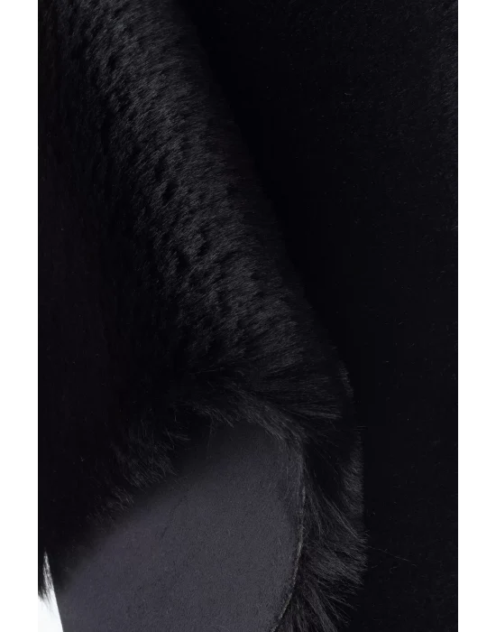 MOLLIS NEO 0021 Yumuşak Dokulu Uzun Tüylü Kaymaz Taban Tavşan Postu