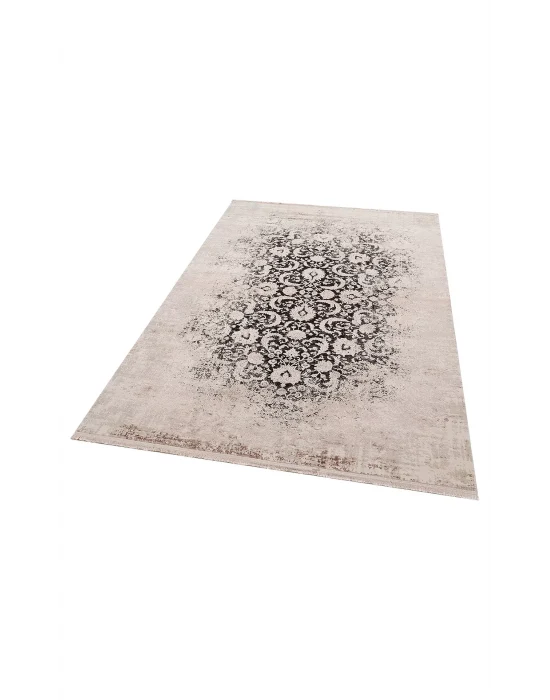 Cordoba Db 02 Ivory Mıx Vizon Nw Parlak Yüksek Alçak Dokulu Modern Makine Halısı